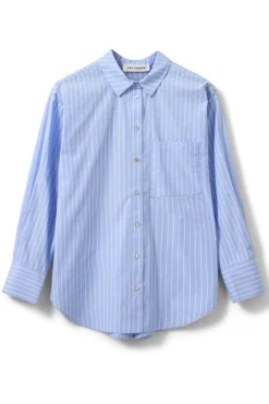 ADALENESW SHIRT 5094 Light Blue striped SNOS417