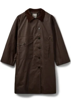 AGNESSW COAT 7025 Dark brown SNOS695
