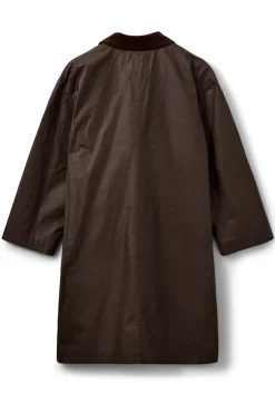 AGNESSW COAT 7025 Dark brown SNOS695