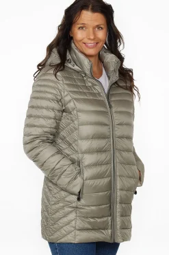 Albina Light Down Asure Green/Sand 2805400T