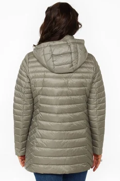 Albina Light Down Asure Green/Sand 2805400T