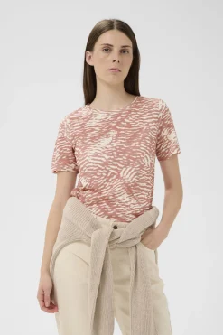 AlmaIW Print Tshirt ROSE WAVY STRUCTURE 90000652 30108258