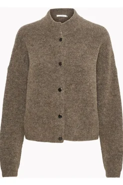 AlphaGZ short cardigan NOOS Dark sand melange 10905931