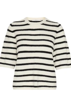 AlphaGZ ss tee striped NOOS Ivory black striped 10909814