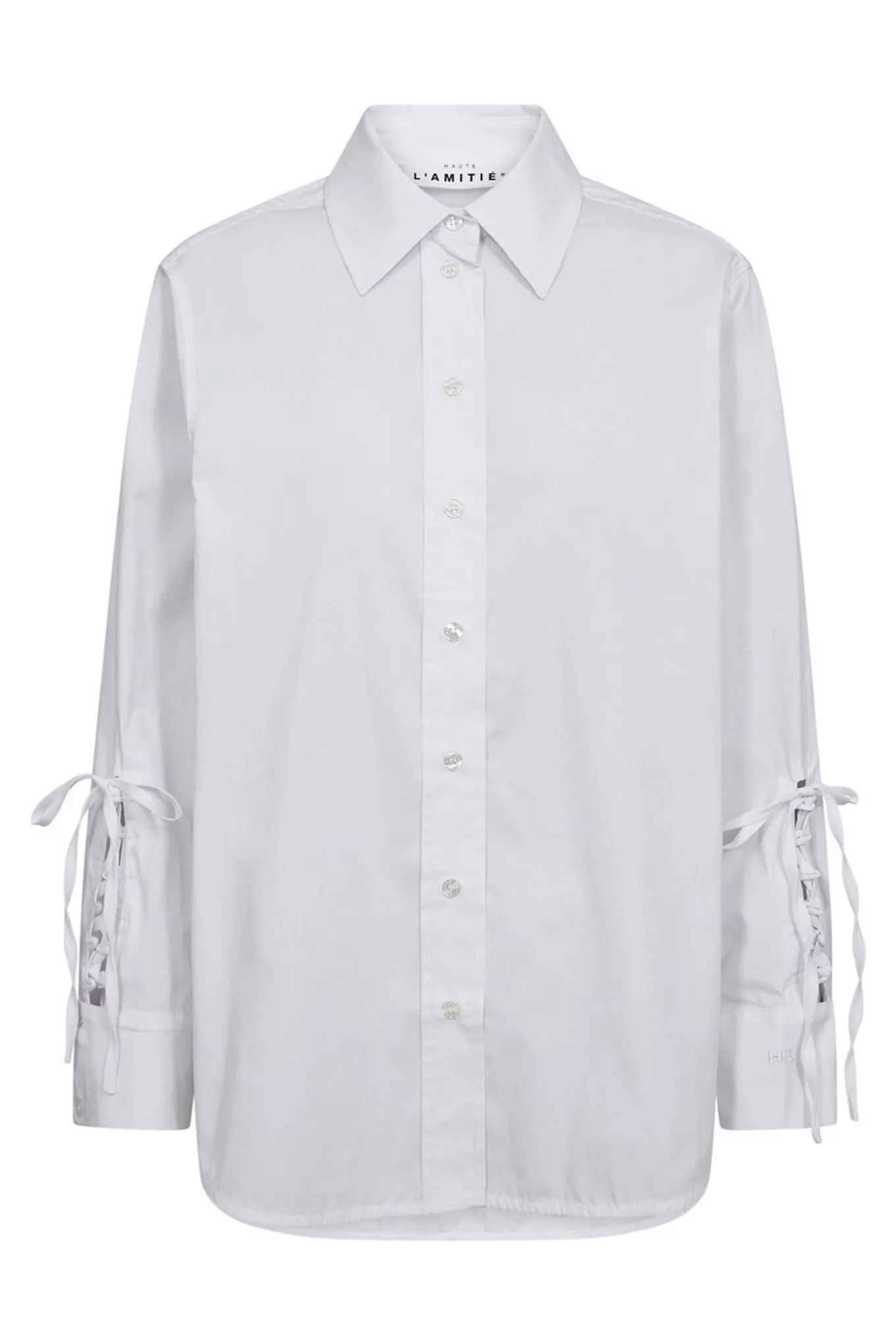Alvina Pure Tie Shirt White HL10388