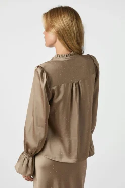 Amara Heavy Sateen Bedaz DARK TAUPE 166578