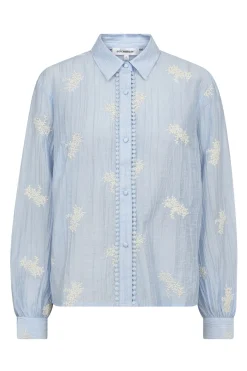 AmeliaCC Emb Shirt 23Pale Blue 45056