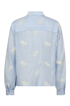 AmeliaCC Emb Shirt 23Pale Blue 45056