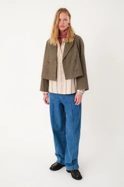 AmiriLL Short Jacket LS 87 Dark Mokka 254196025