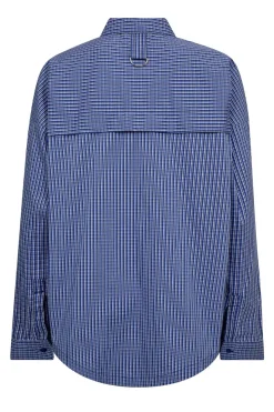 AnizaCC Oversize Slit Shirt 76New Blue 45016