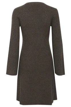 AntaliGZ wool short dress NOOS Chestnut Melange 10909319