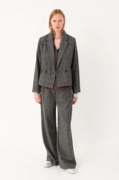 AntonellaLL Short Blazer 10 Grey 254836028