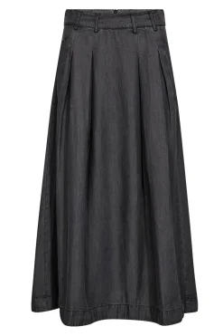 AnyaCC Denim Pleat Skirt 96Black 34181