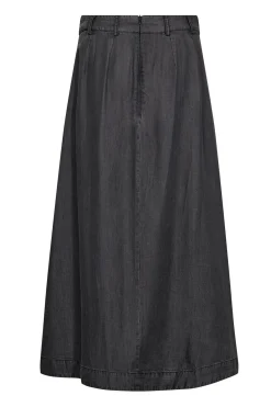 AnyaCC Denim Pleat Skirt 96Black 34181