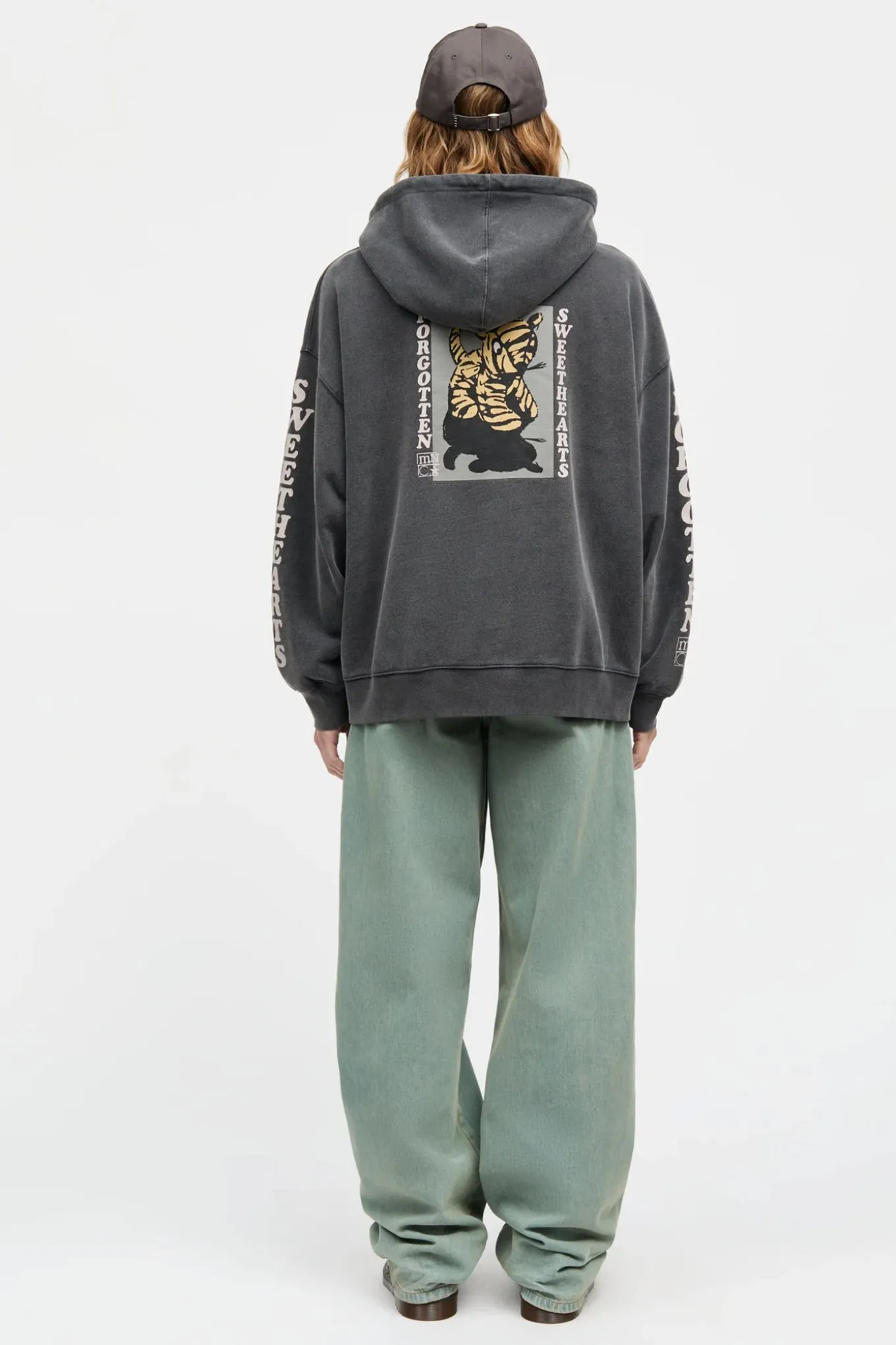 atlas hoodie Washed black 205126