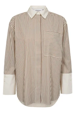 AvaraCC Stripe Shirt 19946Bone/Brown 45085
