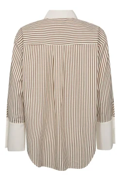 AvaraCC Stripe Shirt 19946Bone/Brown 45085