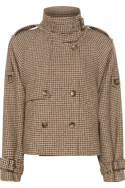 AvicGZ jacket Brown/black houndstooth 10908182