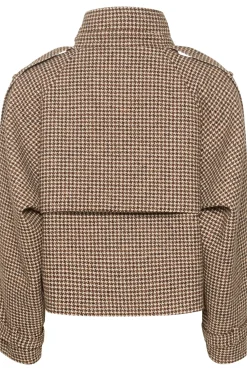 AvicGZ jacket Brown/black houndstooth 10908182