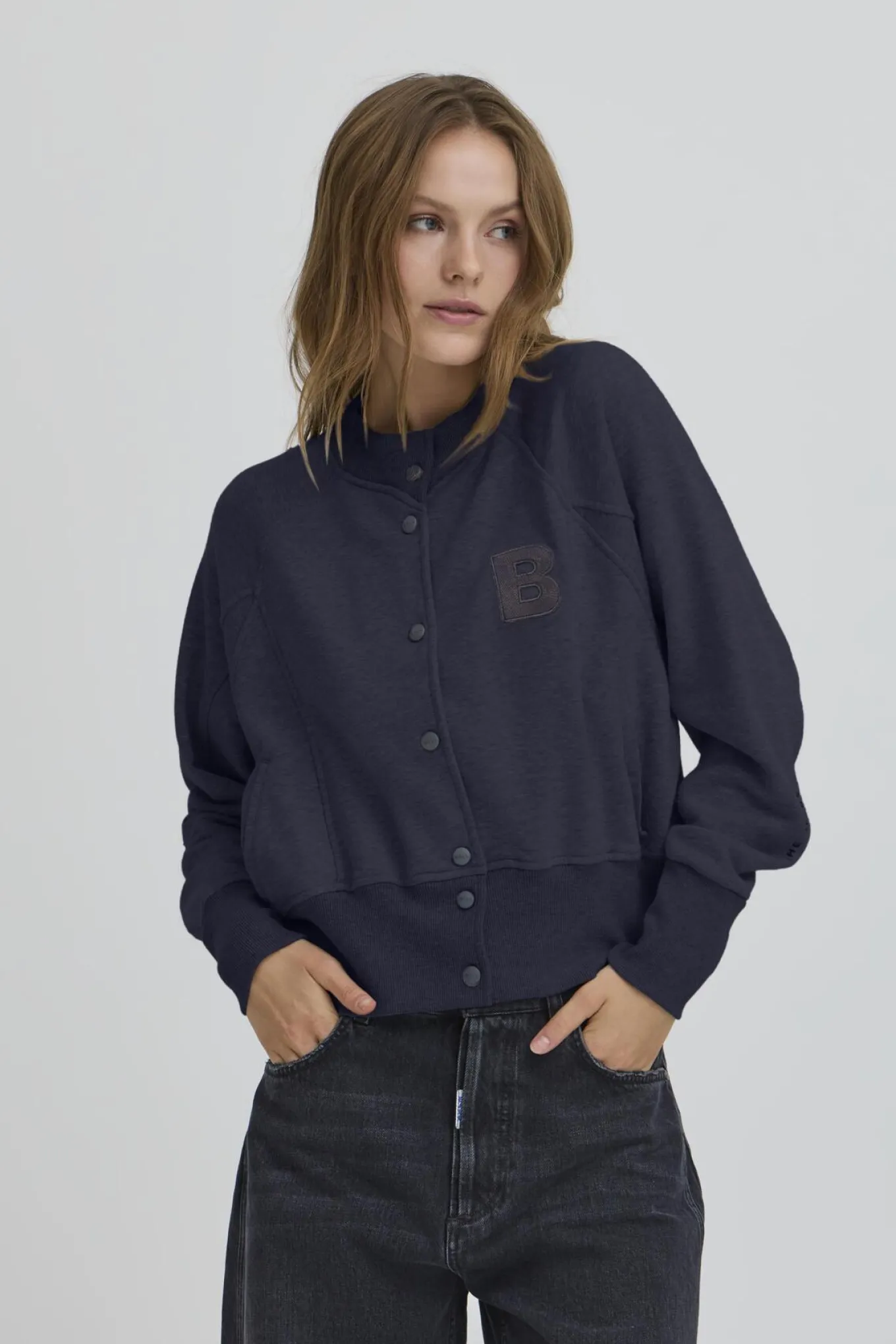 BAALBERTA SWEAT CARDIGAN Sky Captain 193922 50408097