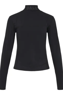 BAFORMA LS ZIPBLOUSE Black 193911 50405369