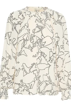 BaitiIW Blouse Noncolor Silhuette Lines 30109420