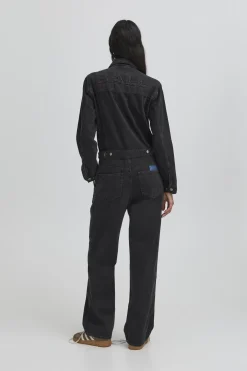 BAPIETRO EMBOSSED JUMPSUIT BLACK INK WASH 50405355