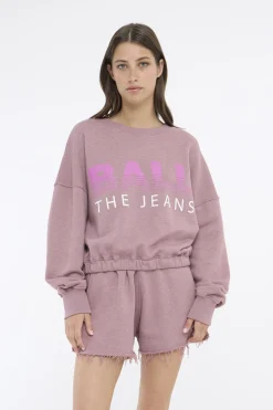 BARAFAELLE CROPPED SWEAT WISTFUL MAUVE 50405237