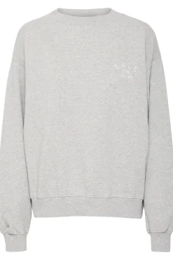 BASAVONA CREWNECK Medium Grey Melange 50405151