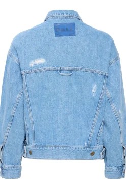 BASERRE CLASSIC DENIM JACKET Light Blue Denim 50405172