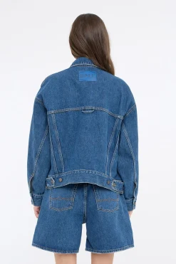 BASERRE CLASSIC DENIM JACKET MEDUIM BLUE WASH 50405172