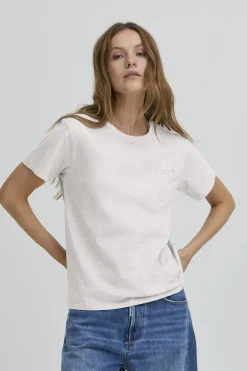 BASIMONA Tshirt MEDIUM GRAY MELANGE 90000593 50405380