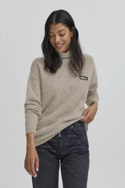 BASTACY HIGH NECK PULLOVER Vintage Khaki 50405352