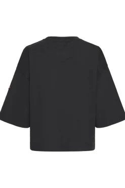 BAVIOLA CROPPED OZ TEE Black 50405332