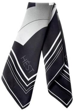 BILBAO Silk Scarf Small 999 Black 2430330181