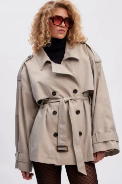 BirdieGZ OZ short trenchcoat Sand trench 10909183