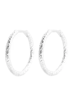 BRUSHED HOOP 20MM TILBEHØR SØLV BRUSHED HOOP 20MM