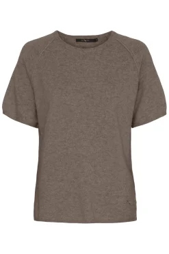 BTFSABRINA Cashmere Pullover Ash Brown Melange 500081