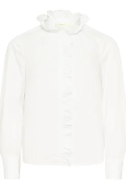 CAPELLAIW FRILL SHIRT Pure White 300001 30112193