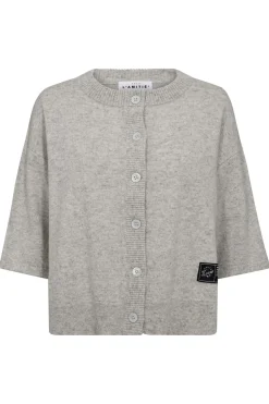 Cash SS Cardigan Pearl Melange HL10220