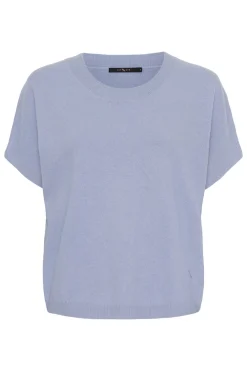 Cashmere Knit w. Short Sleeves SKY BLUE 500085