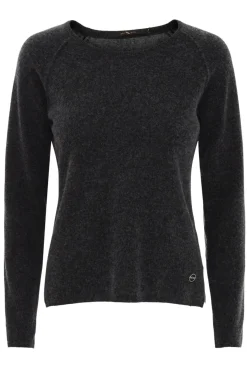 cashmere pullover Dark grey melange