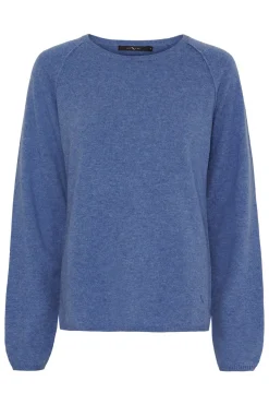cashmere pullover Royal Blue Melange 50068