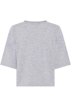 ChalinaBBAndra knit Light Grey Melange BBW4837