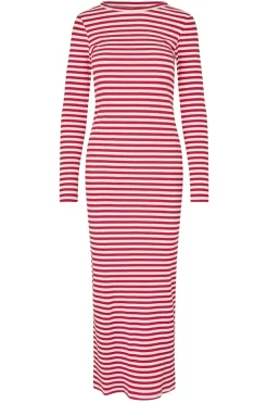 ChristineLL Maxi Dress LS 30 Red 900093003