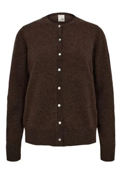 CISSESW CARDIGAN 7129 Brown Fudge SNOS431