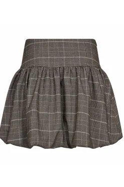 ClaudineCC Balloon Mini Skirt 154Walnut 34221