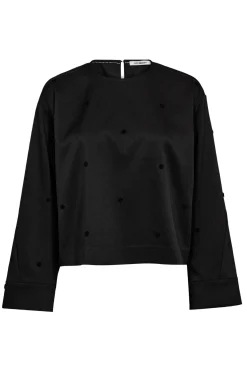 CloverCC Dot Blouse 96Black 35914
