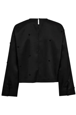 CloverCC Dot Blouse 96Black 35914