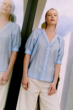 CMMOLLY SHIRT Cashmere Blue 206203